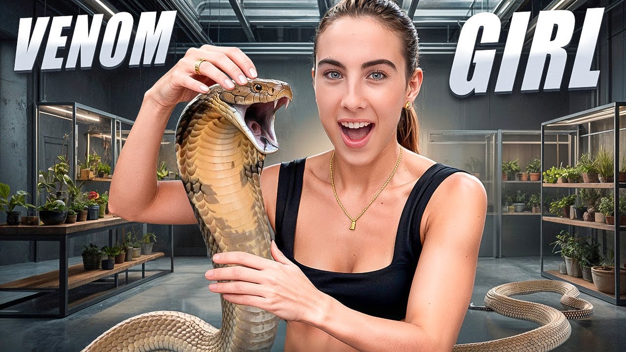 Hot Girl Handles a King Cobra!