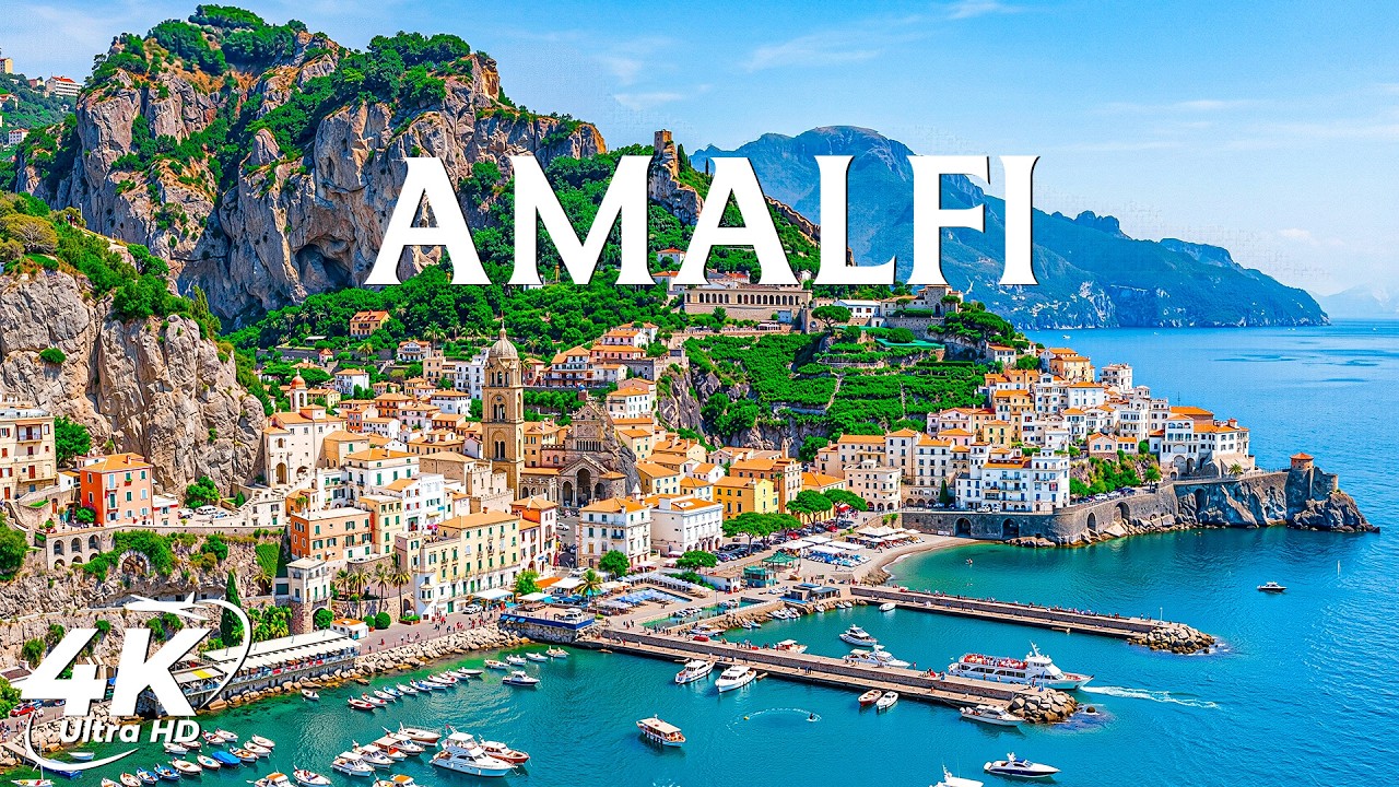 Amalfi Coast 4K 🇮🇹 | Stunning Italian Coastline & Mediterranean Paradise