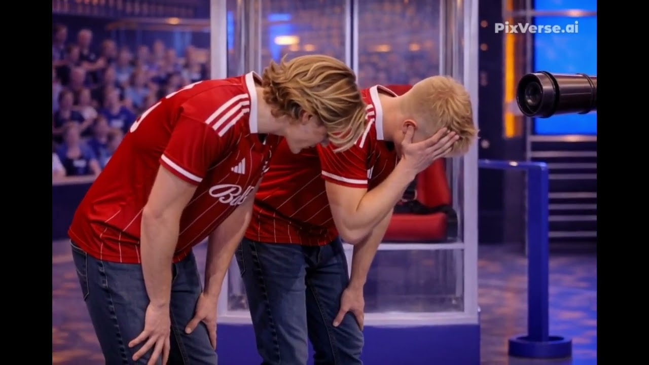 Nottingham Forest vs Aston Villa Football Quiz Show. Nottingham Forest fans gunged (AI)
