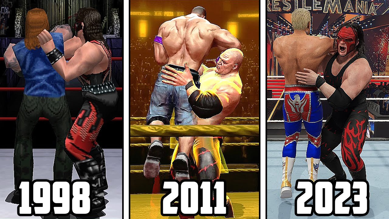 KANE Evolution in WWE Games! (1998  - 2023)