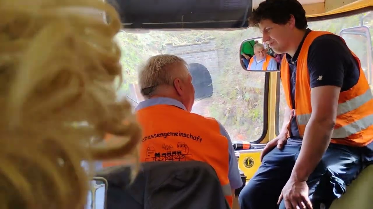 Ostern Bahn Schienenbus Sonderfahrt nach Wuppertal Beyenburg auf Wupperschiene Ostermontag 2025