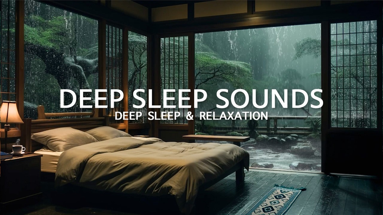 Soft Piano Rain Ambience – Perfect Background for Sleep & Study | Deep Sleep Piano Music