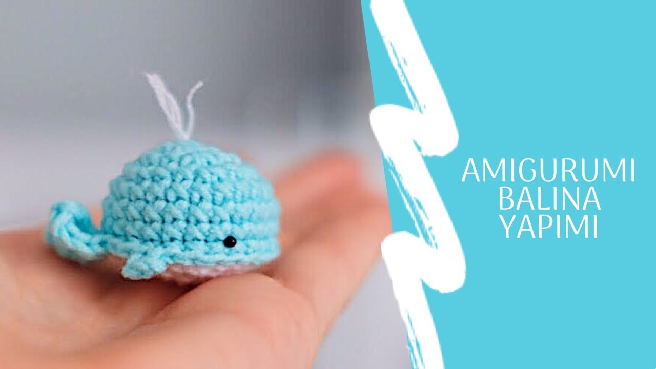 Amigurumi Balina yapımı | balık örüyoruz | amigurumi anahtarlık | amigurumi whale