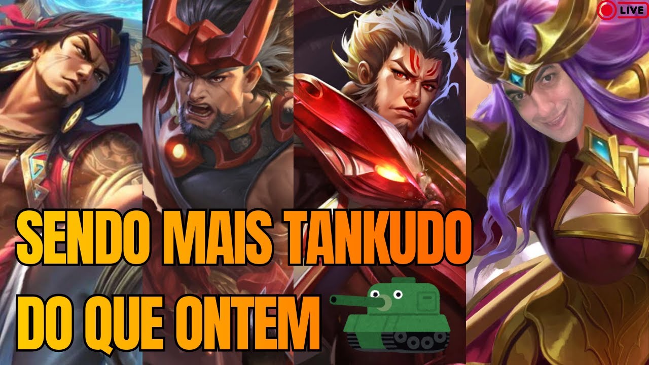 🔴 RUMO AO ÉPICO TANKANDO TUDO - HONOR OF KINGS