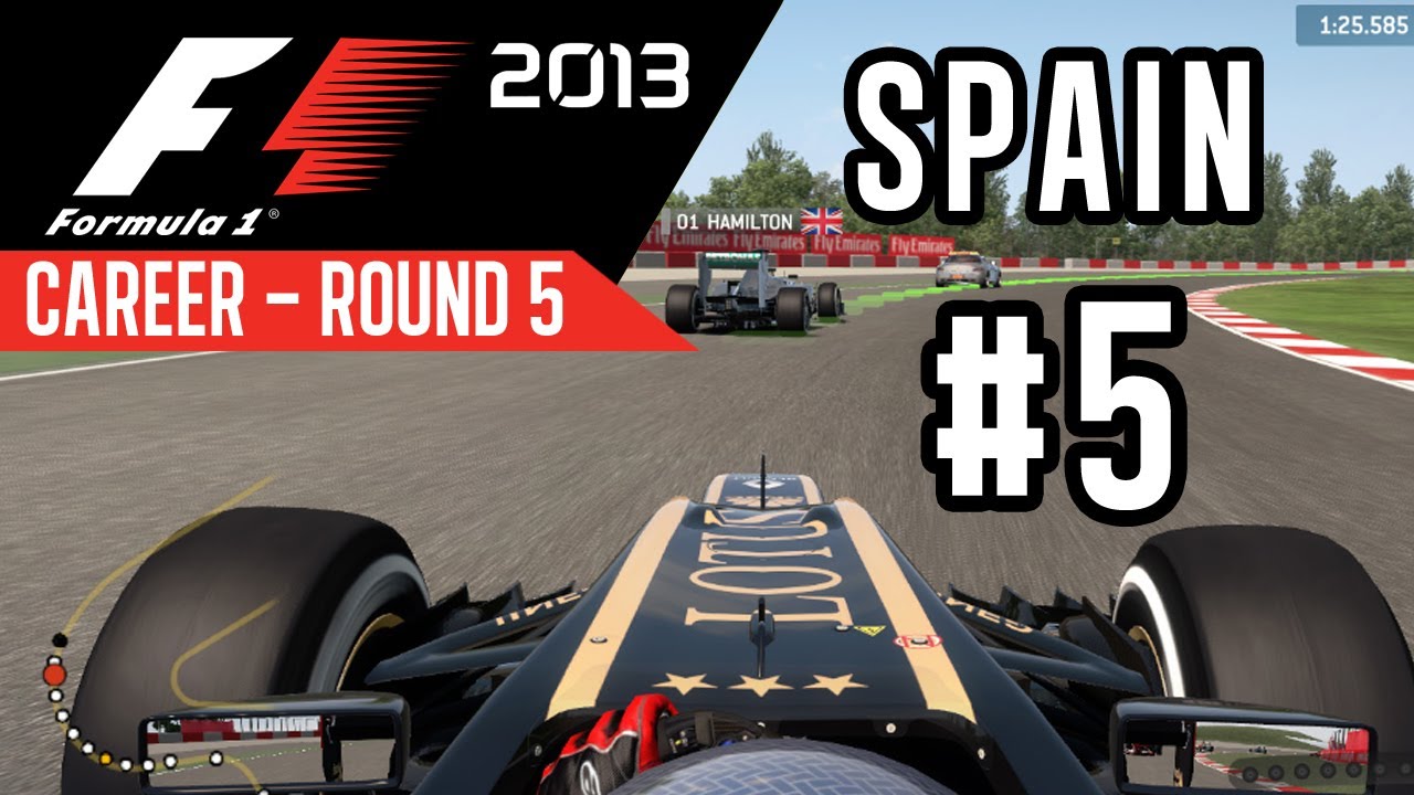 F1 2013 Gameplay - Career Mode - Round 5 Spain Catalunya Grand Prix (Walkthrough Part 5 Race 5)