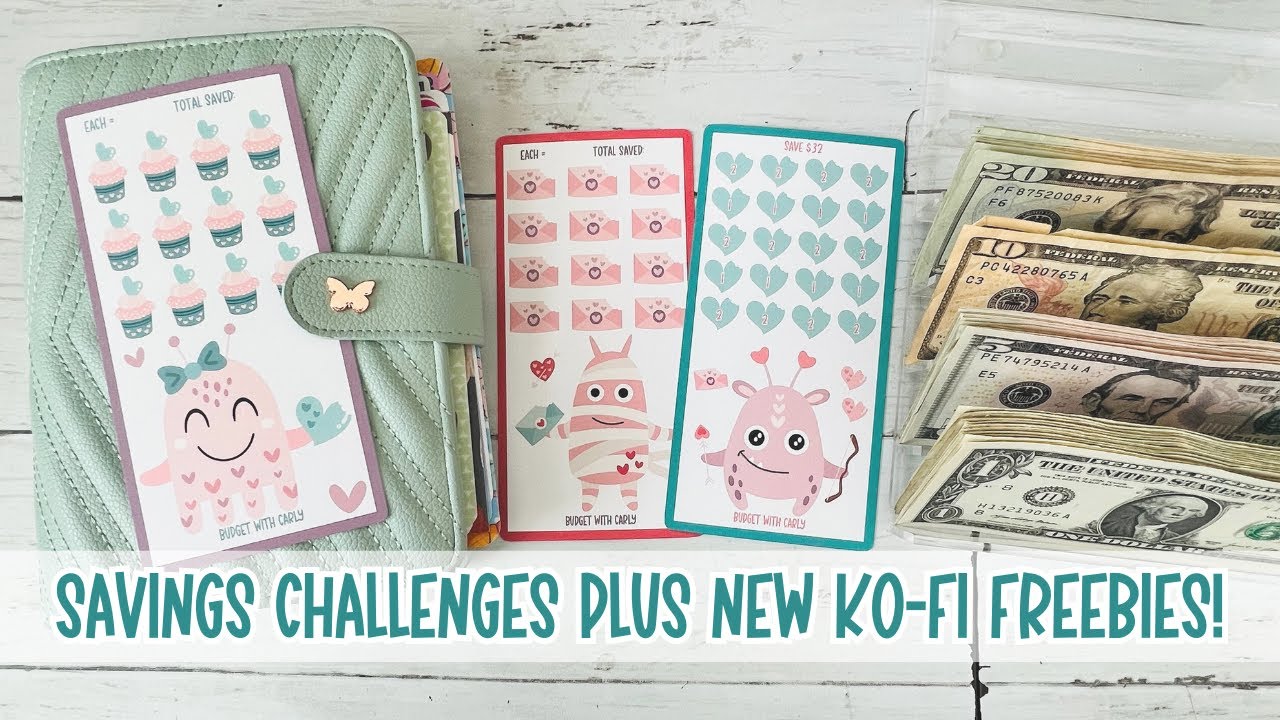 ✨Saving $400 with Savings Challenges Plus New Ko-fi Freebies | #budgeting #savingschallenges✨