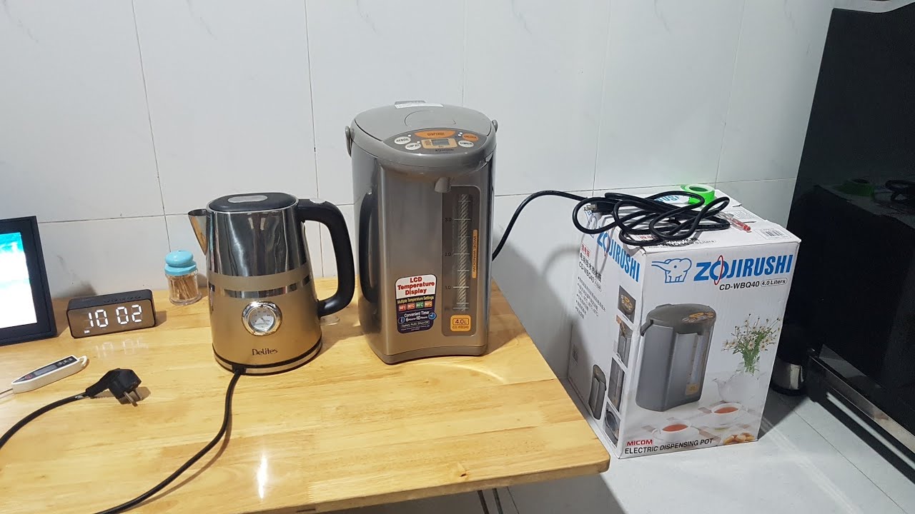 So sánh Ấm đun Siêu Tốc và Bình Thủy Điện