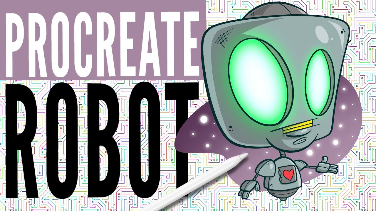 Let's Draw a Robot in Procreate: iPad Drawing Tutorial!