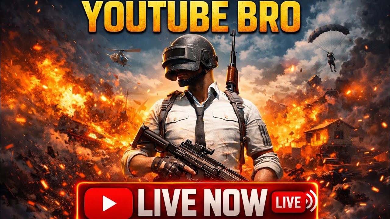 YouTube  bro  is live now