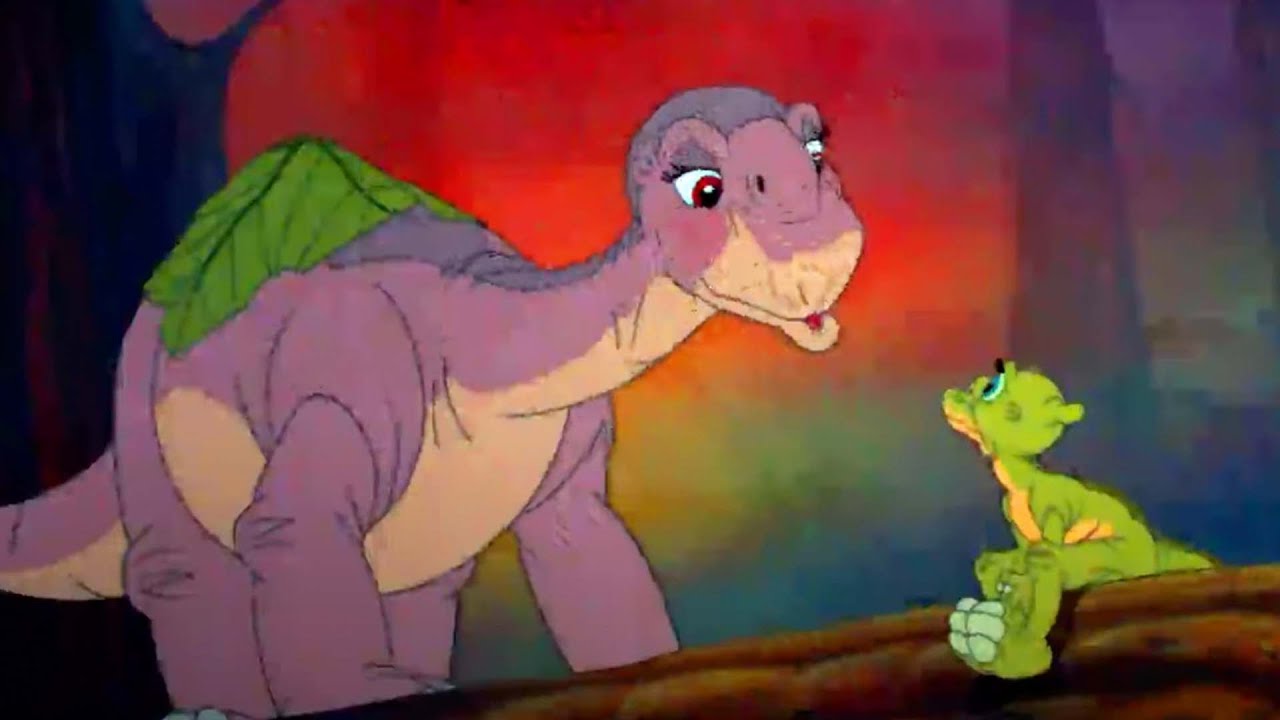 Littlefoot Conhece Patassaura e Petrúcio | Em Busca do Vale Encantado Em Português