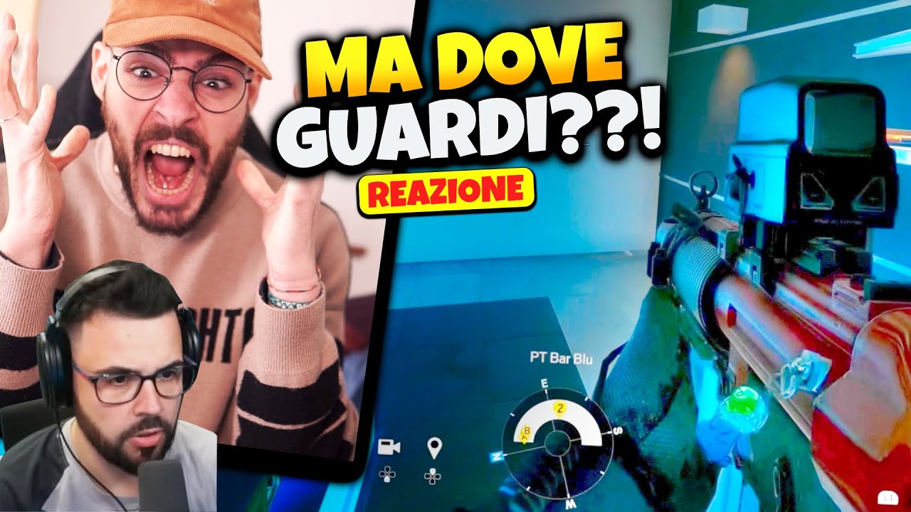 CICCIO NON CI SIAMO PROPRIO... - Rainbow Six Siege ITA Reazione