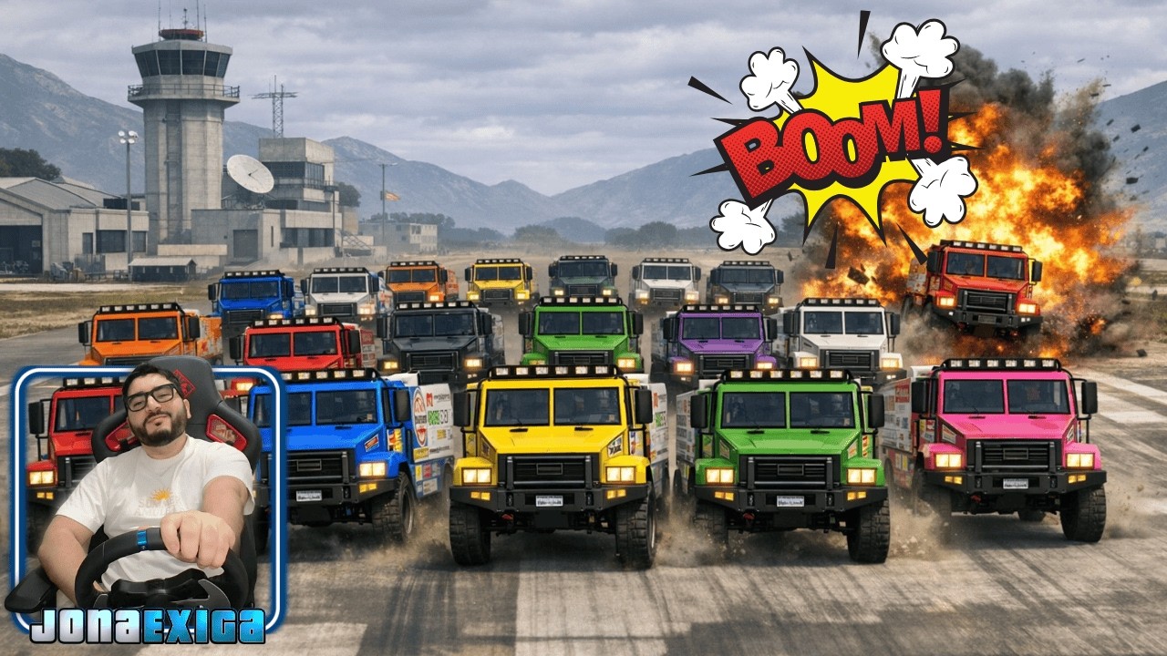 QUÉ PASA SI JUNTAS 21 DUNES EN UNA CARRERA DE ÚLTIMO EXPLOTA? | GTA V Online #32