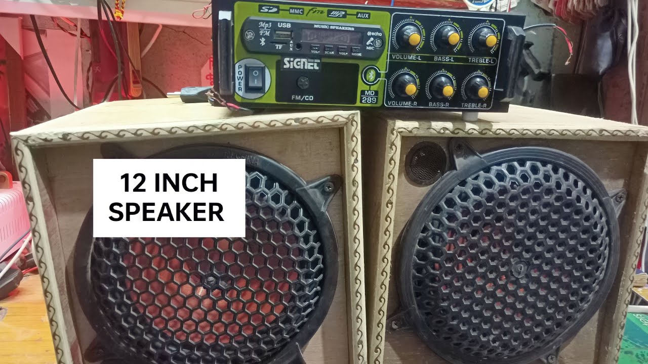 4440 DOUBLE IC AMPLIFIER UNBOXING  || 12 INCH SPEAKER SOUND TESTING || FULL REVIEW