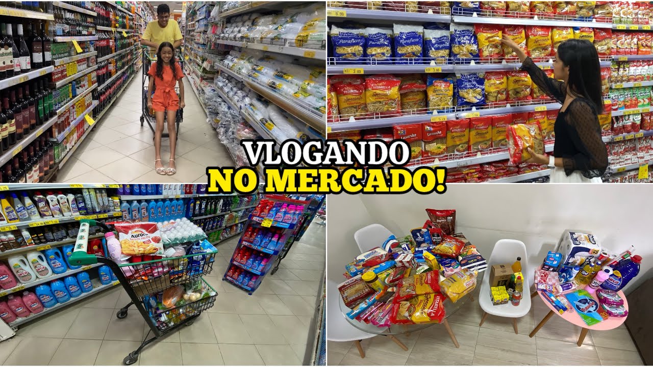 DIA DE MERCADO 🛒 | TUDO QUE COMPREI + VALOR GASTO! 🥵