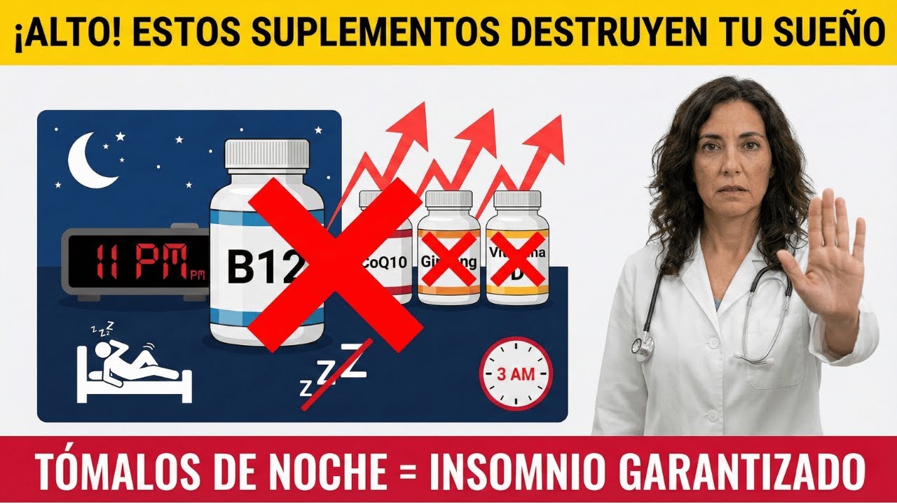 NUNCA Tomes Estos Suplementos Por La Noche - Destruyen Tu Sueño | Boticaria Marcia