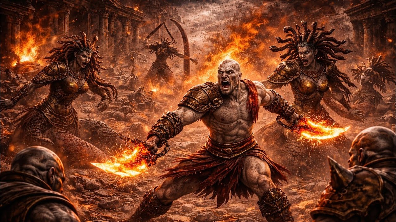 THE MASSACRE OF ATHENS | Entering the Town Square 🏛️🩸 | God of War 1