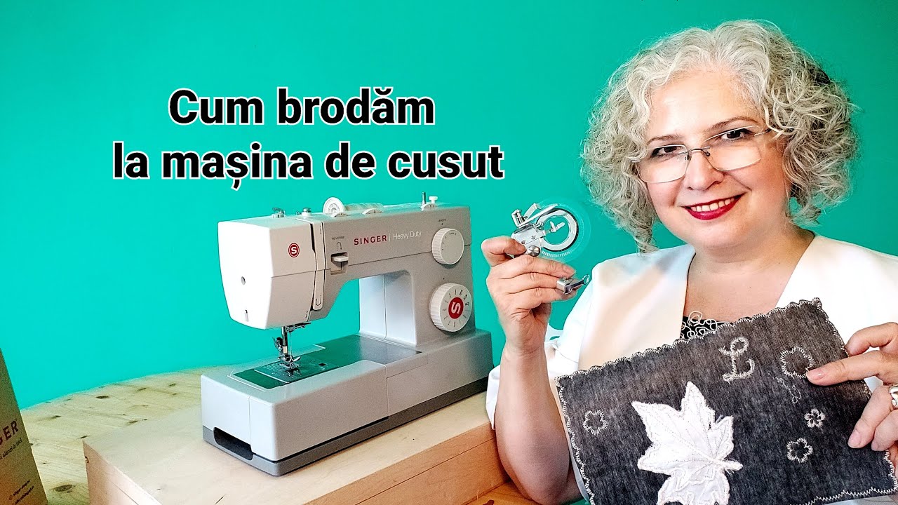 Cum brodăm la mașina de cusut