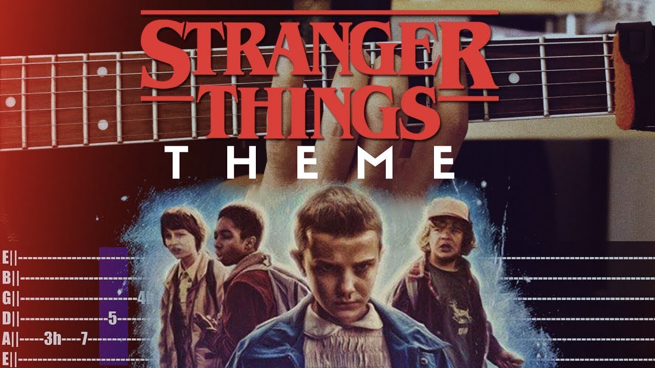 Stranger Things - Theme Guitar Lesson + TAB