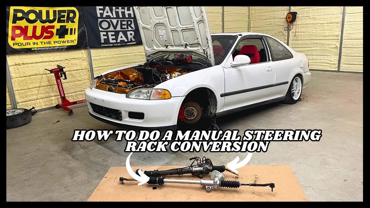 MANUAL STEERING CONVERSION 92-95 CIVIC & MORE!