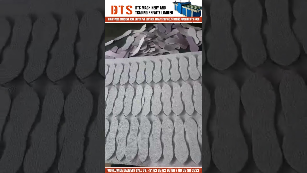 High Speed Efficient Sole Upper Pvc Leather Strap Strip Belt Cutting Machine DTS-1660