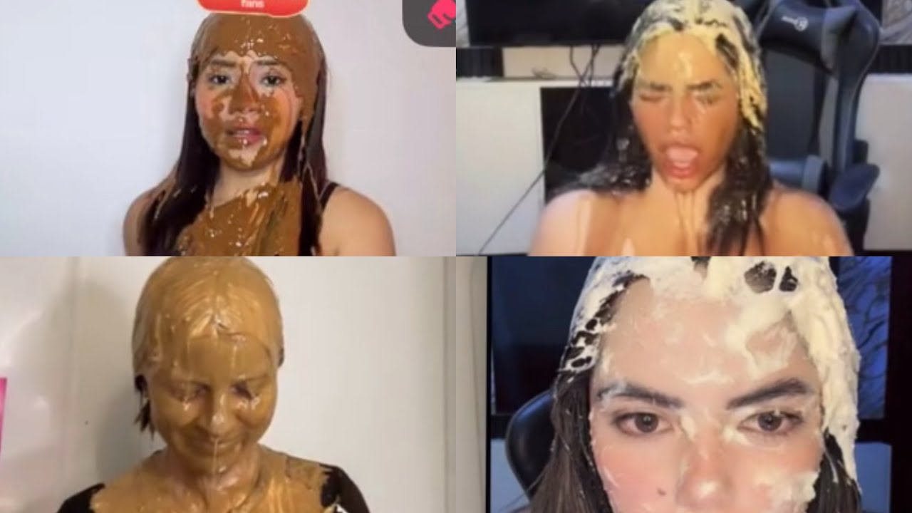 Girls on TikTok getting slimed and messy #5