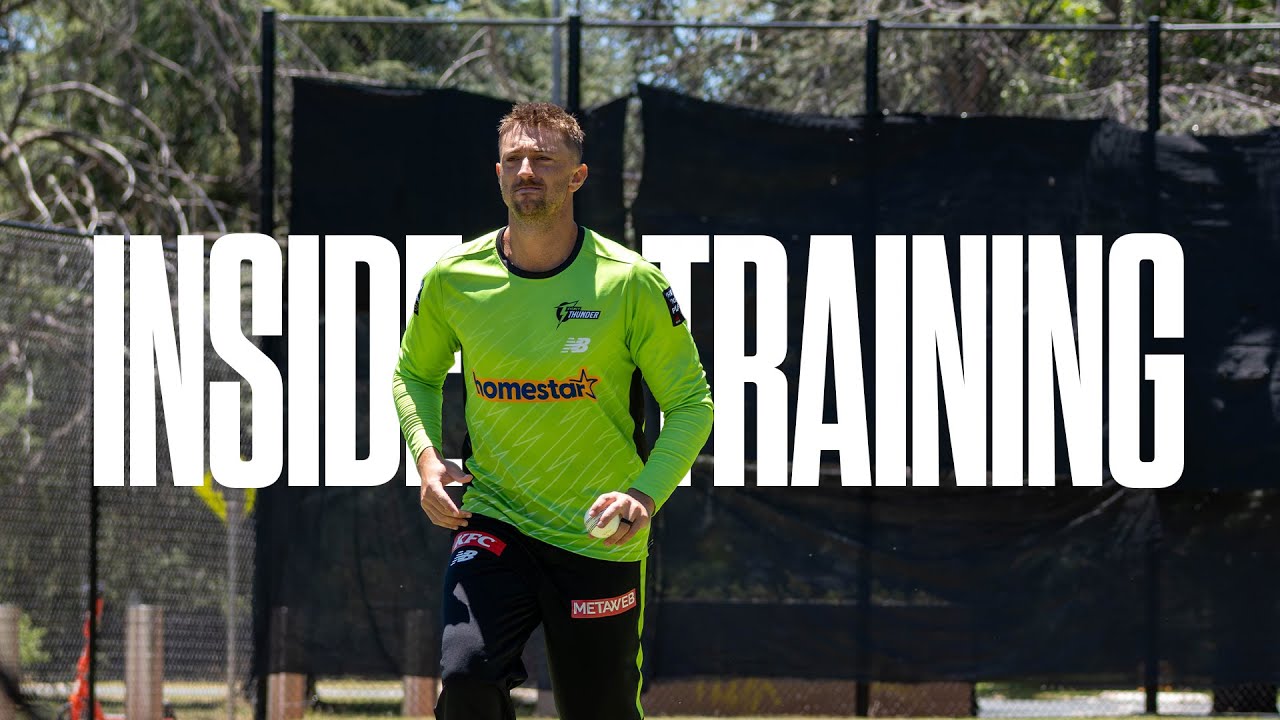 CANBERRA ⚡️ | INSIDE THUNDER TRAINING | Tomorrow we take on the top-of-the-table Stars