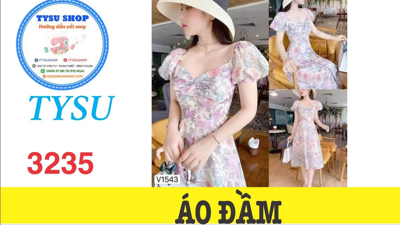 Âo Đầm 3235 Dạy Cắt May Cơ Bản | Học Cắt May Miễn Phí