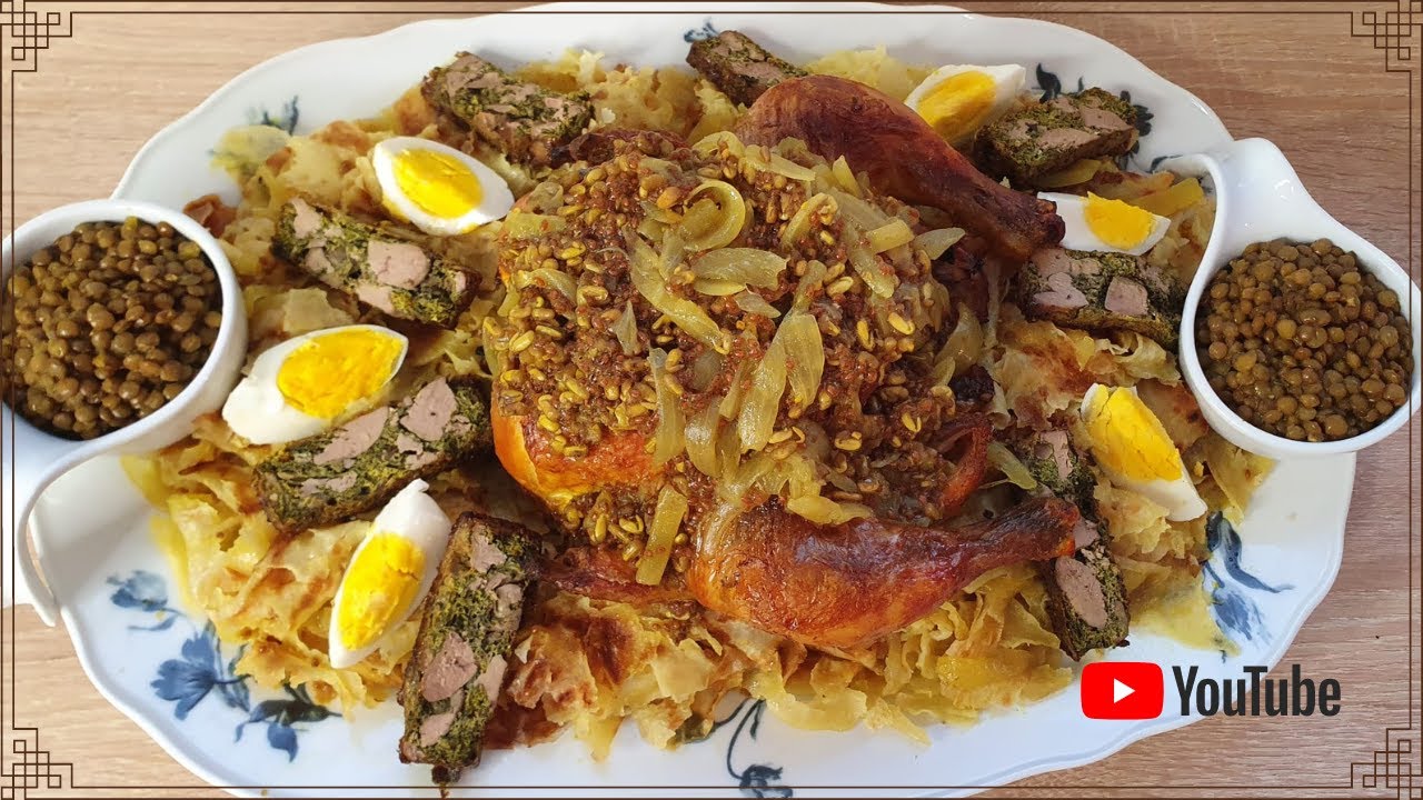 رفيسة مغربية  بالدجاج بطريقة سهلة 😋 ولذيذة