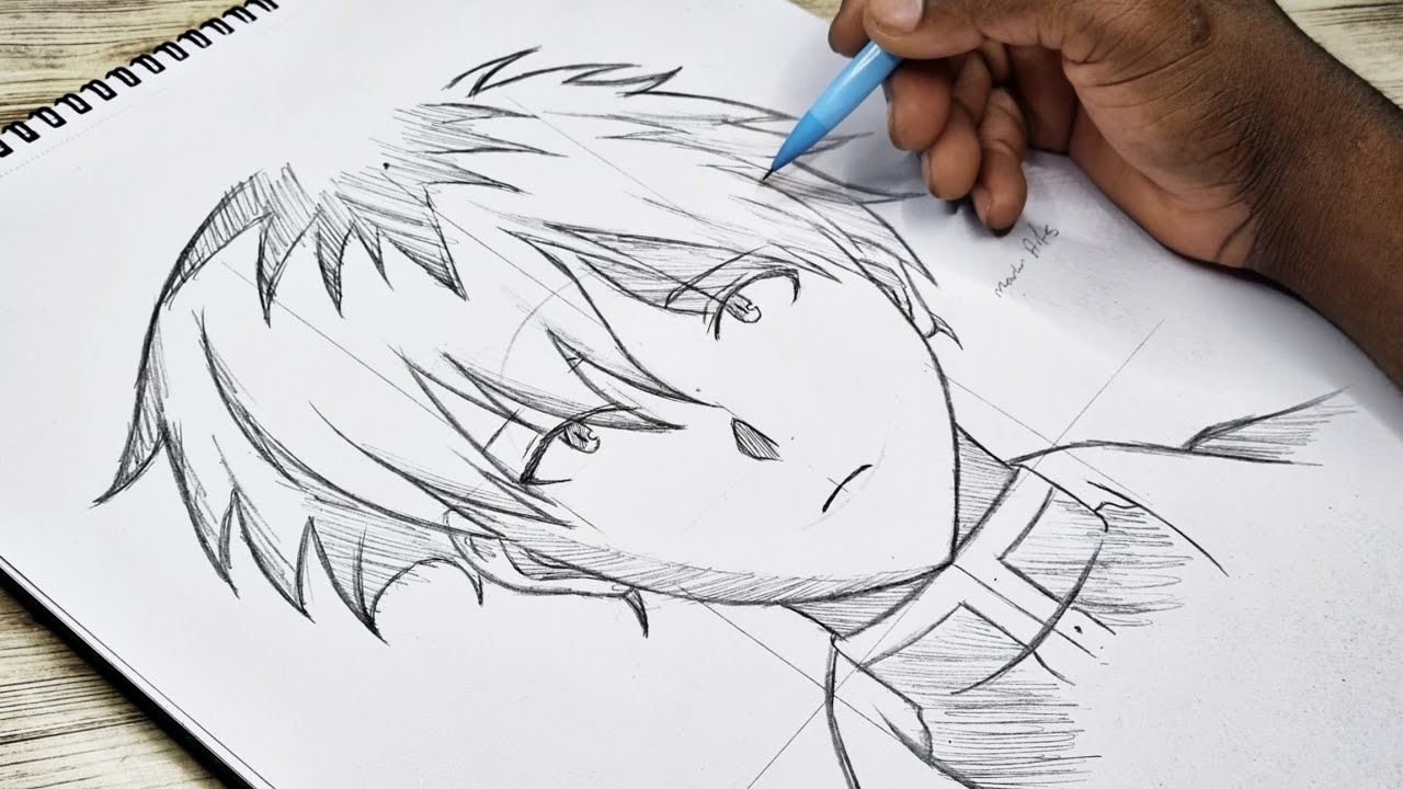How to draw stark | Frieren:Beyond Journey's End | Step bystep Tutorial