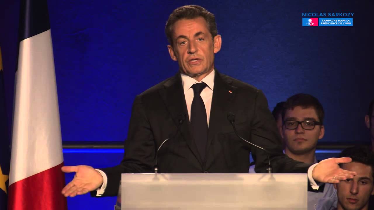 Nicolas Sarkozy en meeting à Nice