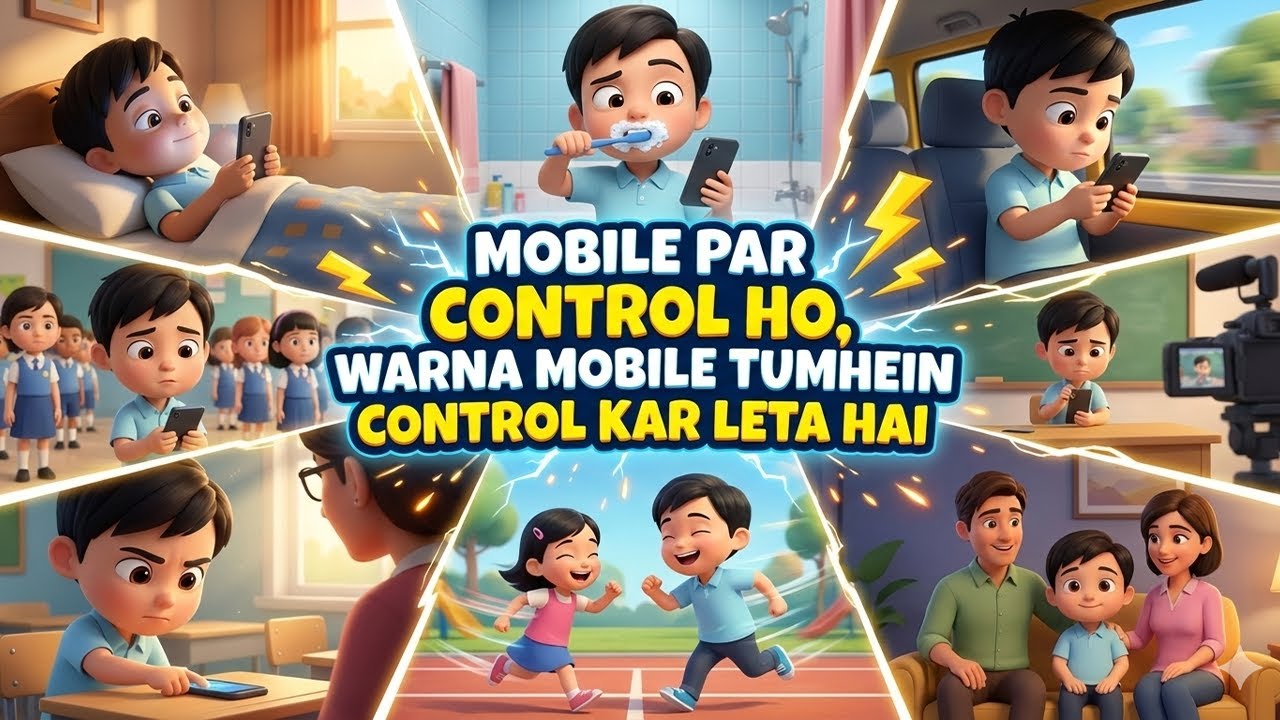Mobile Par Control Zaroori Hai | Bubloo Series | Episode 10 | Cartoon for Kids