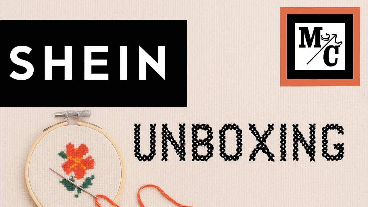 #unboxing #pointdecroix mes achats chez La maison du canevas et #shein pour mon projet fou 😜