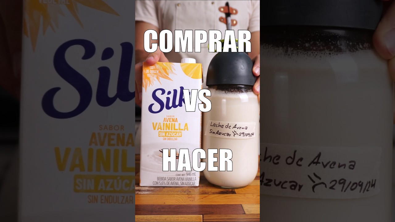 Comprar o hacer: Leche de avena