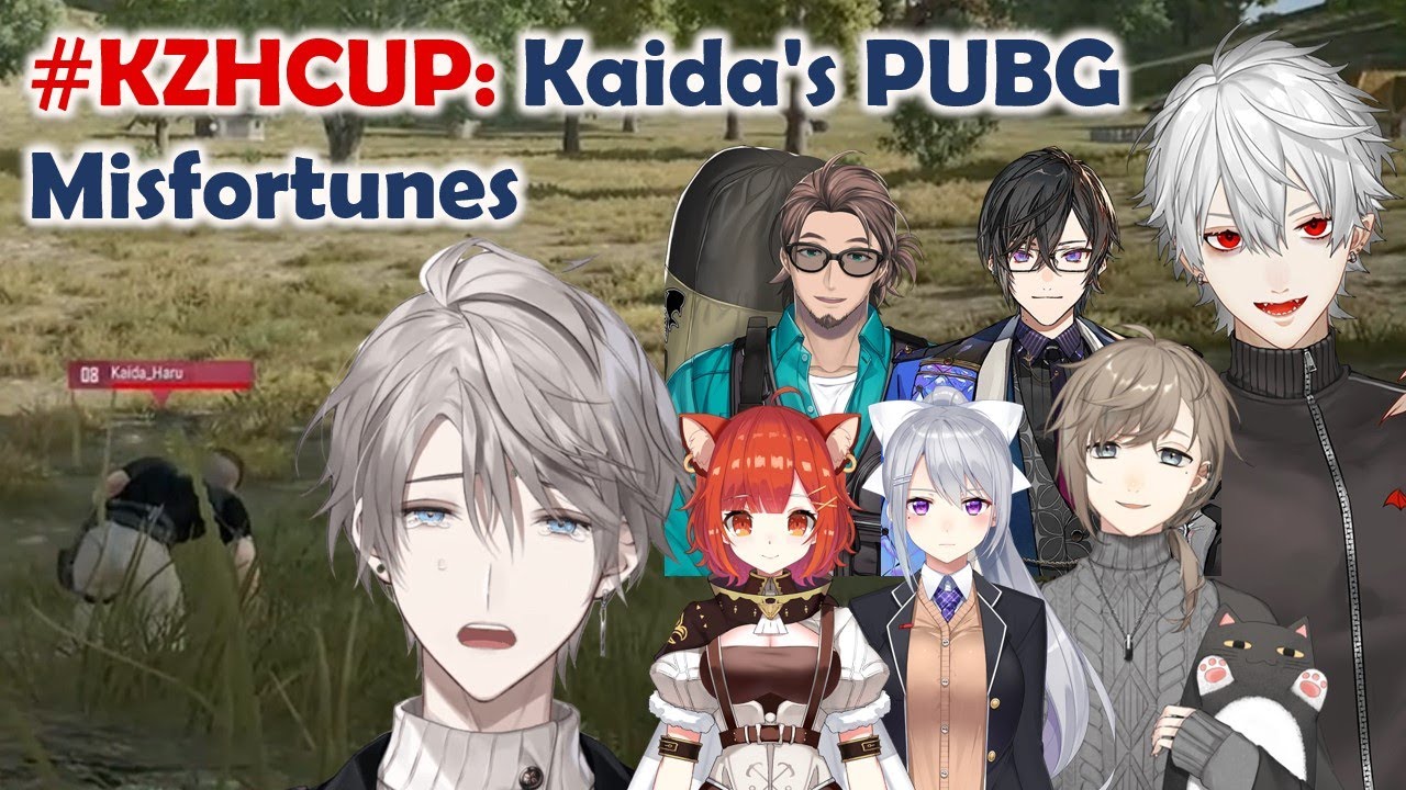 【ENG SUB】#KZHCUP Kaida's PUBG Misfortunes【Kaida Haru 甲斐田晴 / Kuzuha 葛葉 / Kanae 叶 / NIJISANJI にじさんじ】