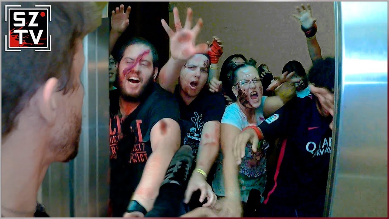 ZOMBIES EN EL ASCENSOR - SURVIVAL ZOMBIE TV | PEDRO SALAMANCA