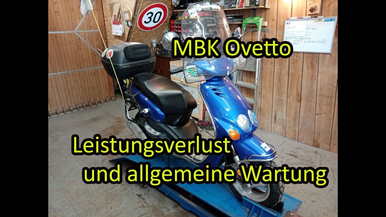 MBK Ovetto | Leistungsverlust und allgemeine Wartung