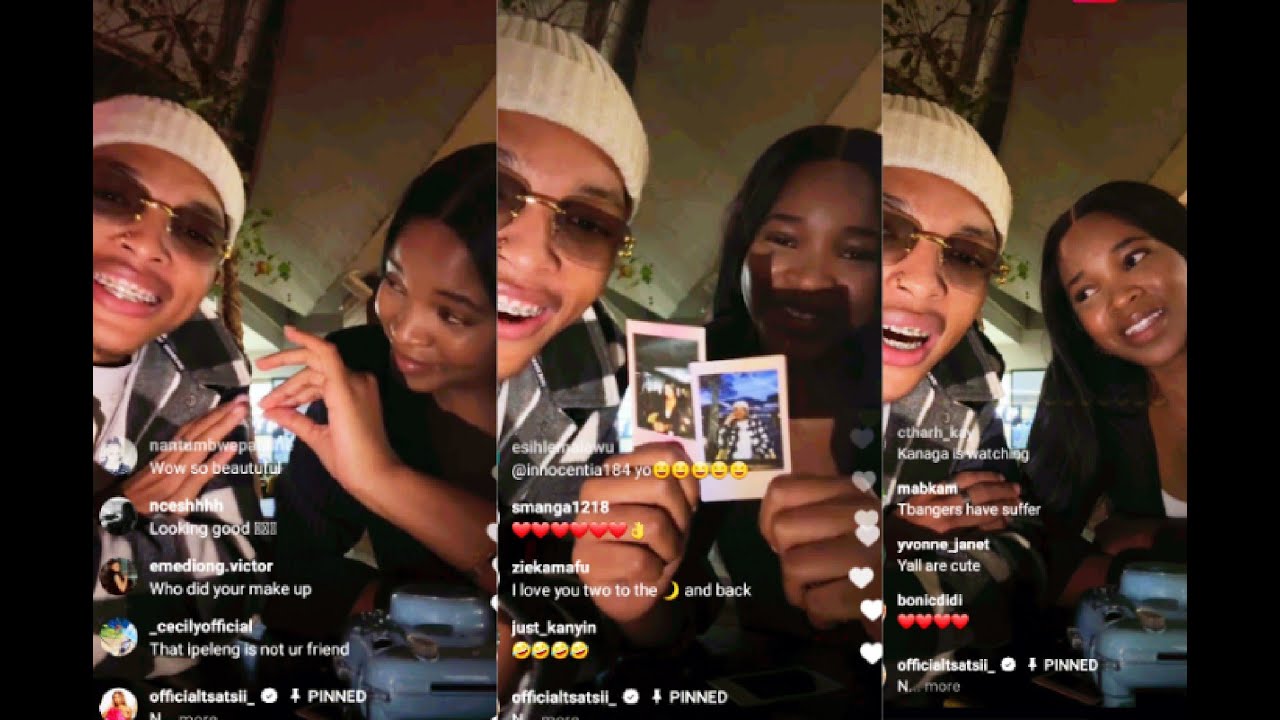 THABANG & TSATSII LUNCH DATE🥰 ~ KANAGA JOINED THABANG & TSATSII LIVE VIDEO💃BIRTHDAY PLANS REVEALED💖