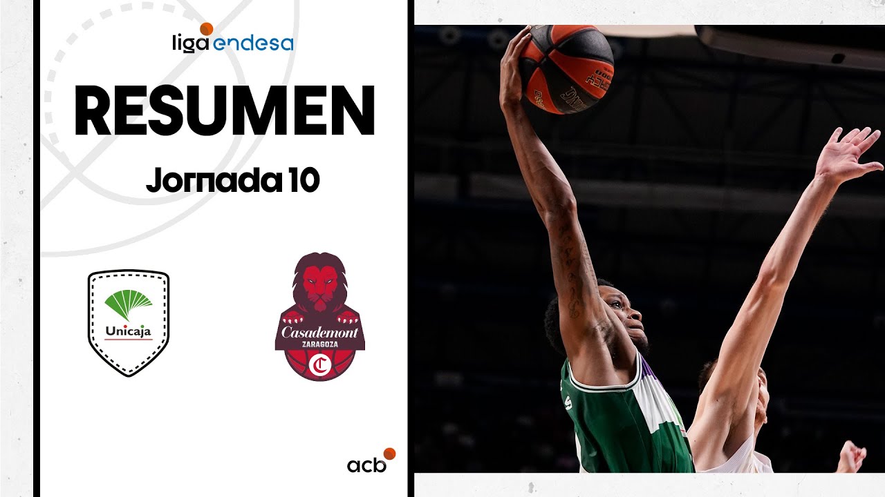 Unicaja - Casademont Zaragoza (104-78) RESUMEN | Liga Endesa 2022-23