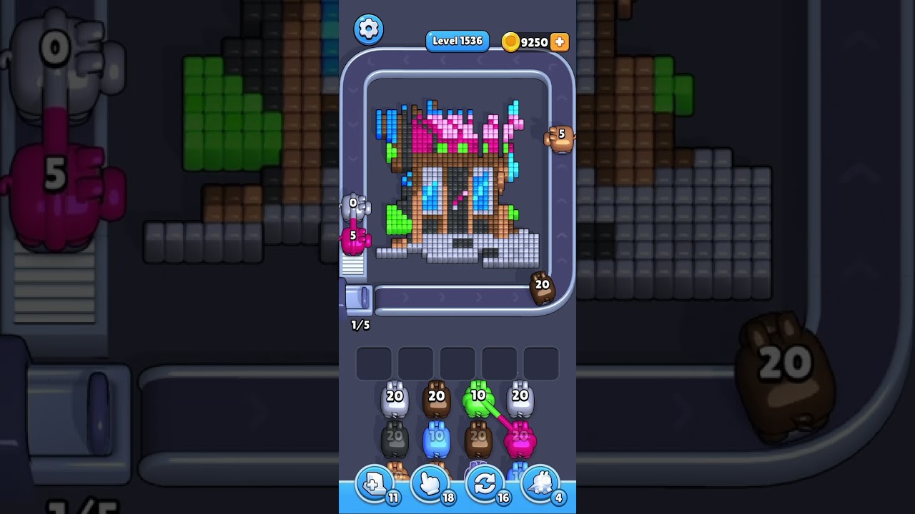Pixel Flow – Level 1536 | Full Walkthrough (No Commentary)