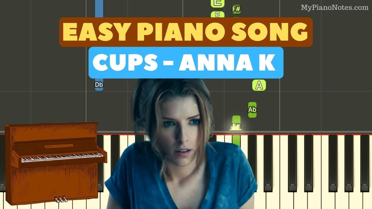 Cups (Anna Kendrick) - Piano Tutorial with Chords