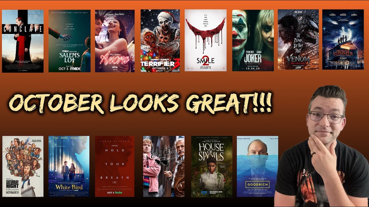 OCTOBER 2024 UPCOMING MOVIE RELEASES