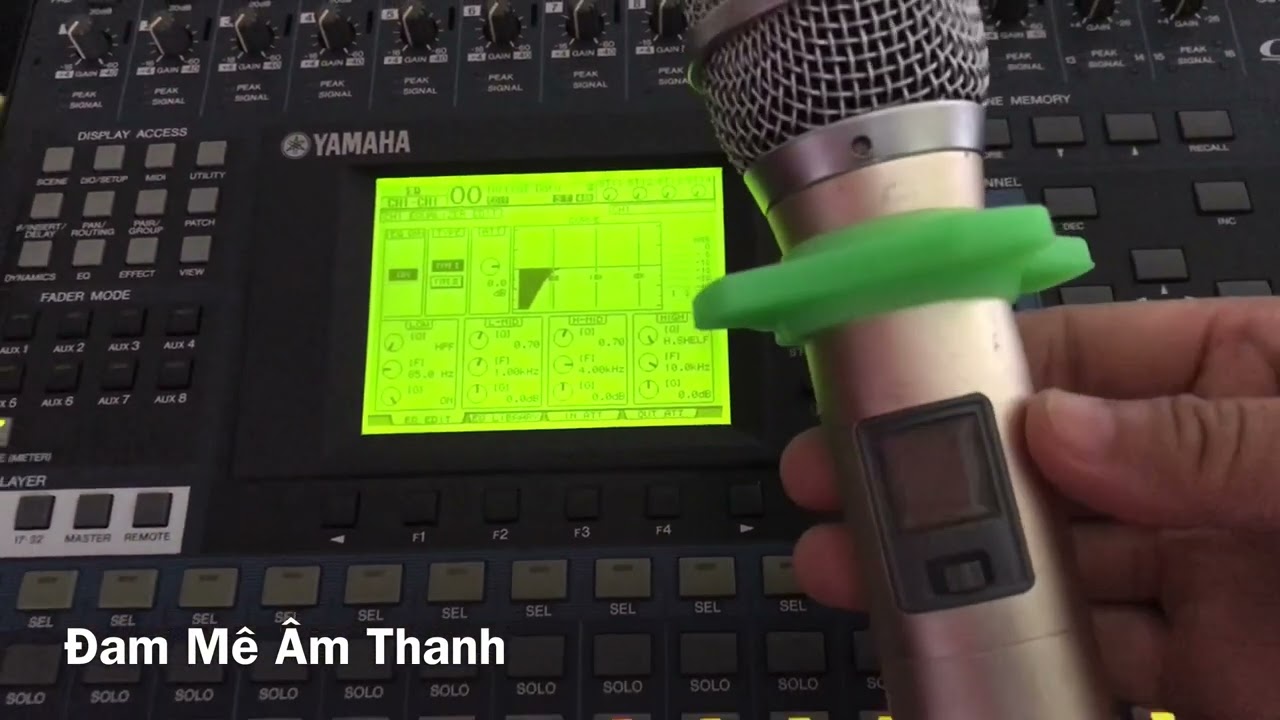 Chỉnh lại EQ Mixer Yamaha 01V96VCM || Tự mài mò chỉnh ra được cảm giác nó lạ lắm a/c.Đam Mê Mixer Số