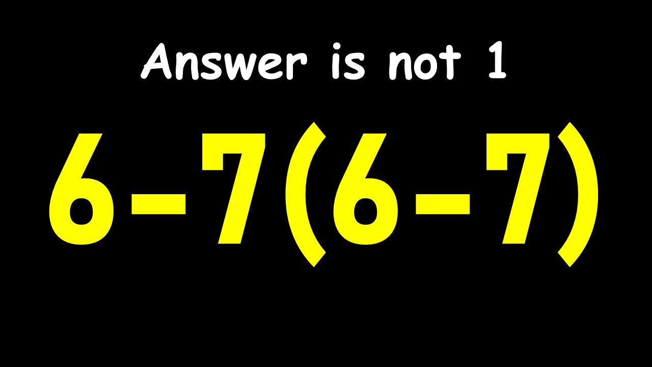 This Simple Math Question Stumps Everyone!