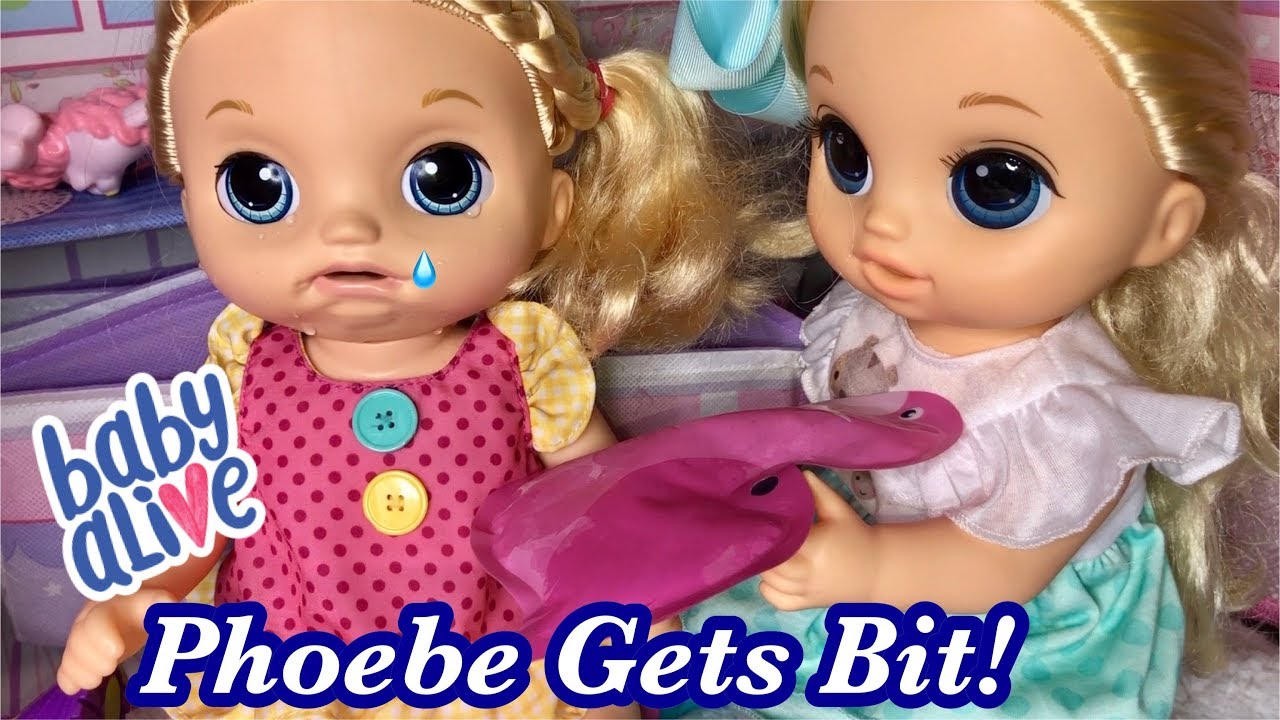 Baby Alive Play date turns bad when baby sister gets mad and bites