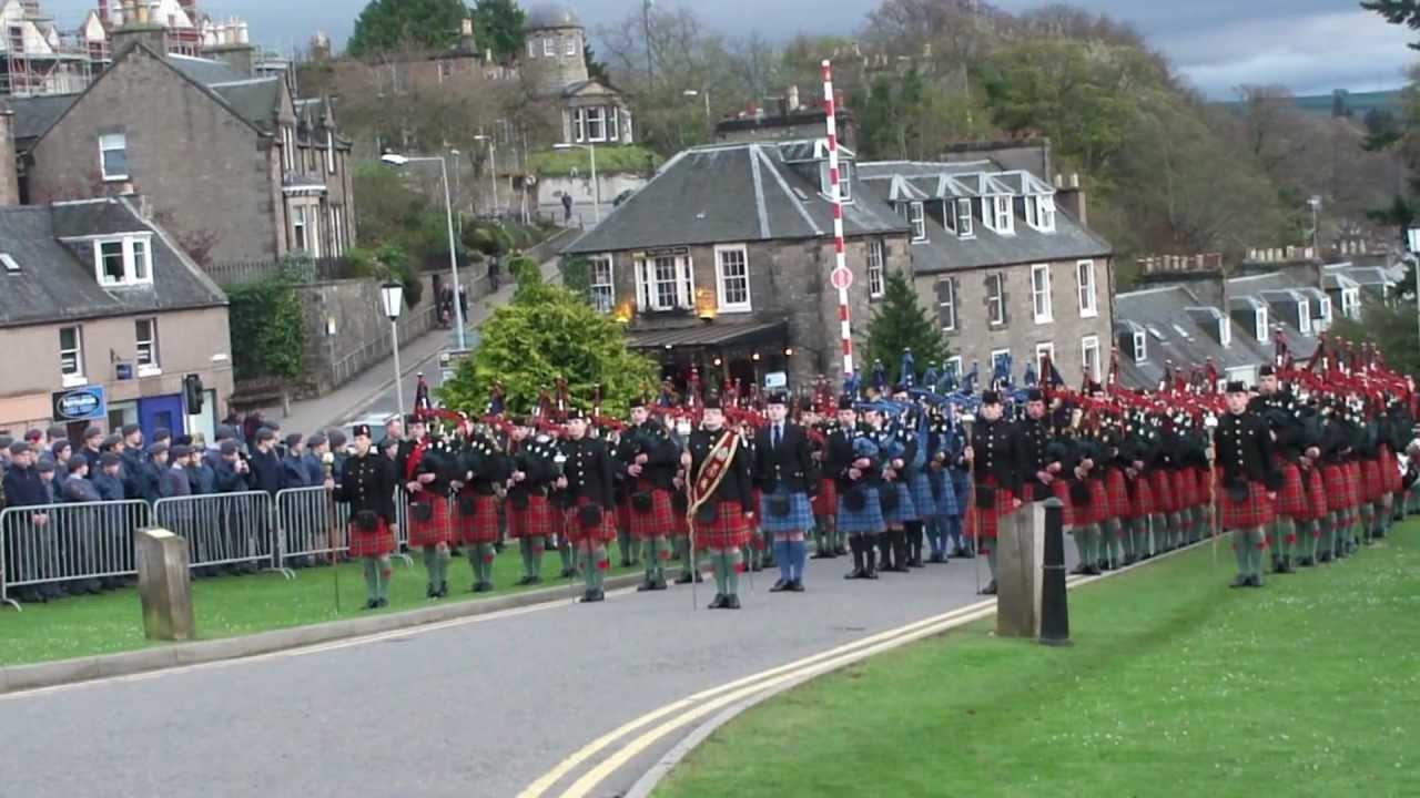 Cadet Force Pipes and Drums 2012 Inverness - La Baum