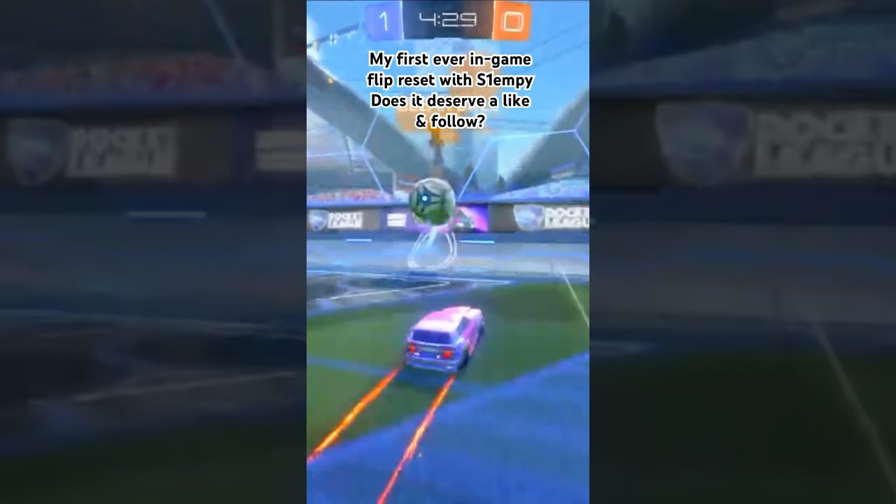 My first short! First ever in-game flip reset with @s1empy🔥🔥🔥