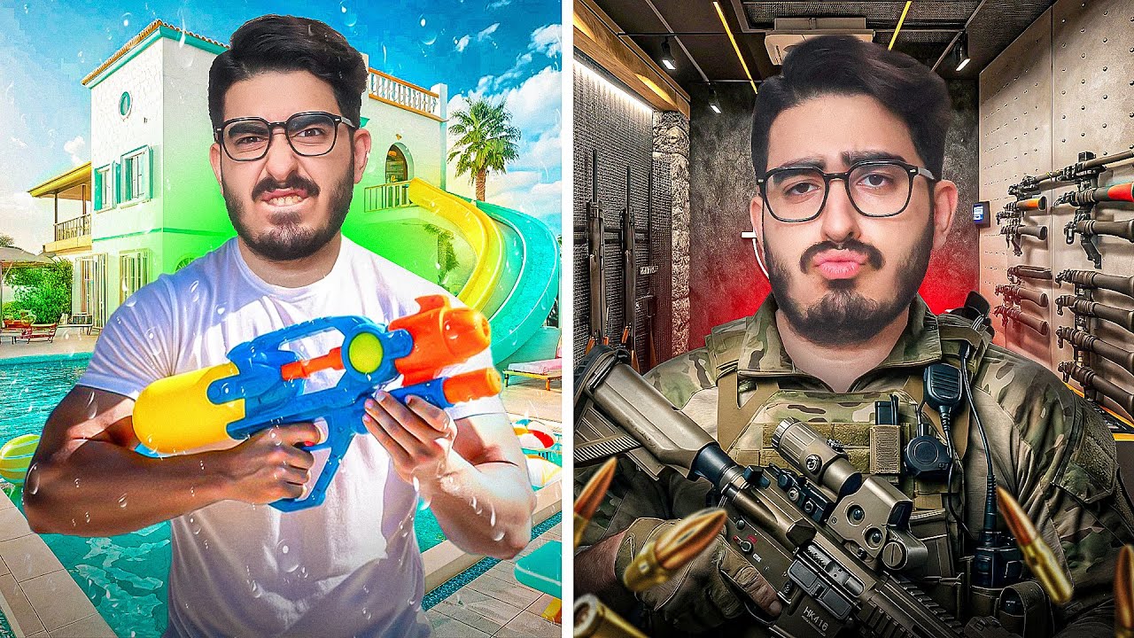 ارزون ترین تا گرون ترین تفنگ تیراندازی کردیم!(آبپاش تا اسلحه شکاری)🤯🎯