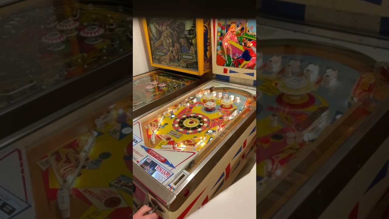 1968 Gottlieb Funland pinball machine gameplay