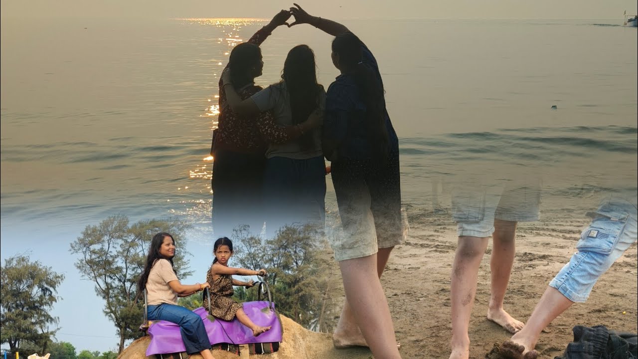 Aj hmlg frends k sath Arnala beach ⛱️ pr gye the ⛱️🌊🏖️.......