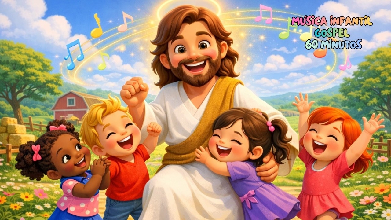 60 Minutos de Coletânea Cristã Infantil | As Melhores Canções com Jesus | Louvor Infantil